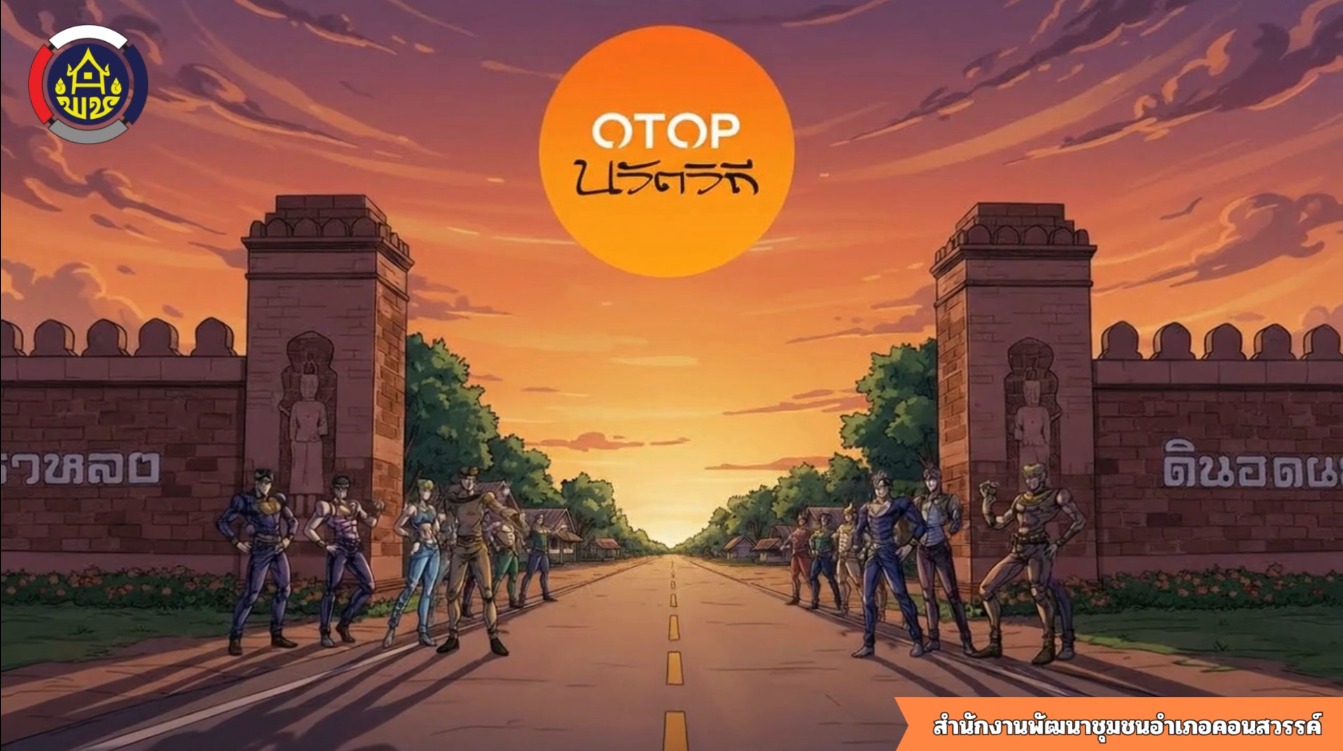 สพอ.คอนสวรรค์ ภูมิใจนำเสนอ หมู่บ้านโอทอปนวัตวิถี บ้านคอนสวรรค์ แหล่งท่องเที่ยววิถีชุมชน เสน่ห์อารยธรรมเก่าแก่ จังหวัดชัยภูมิ