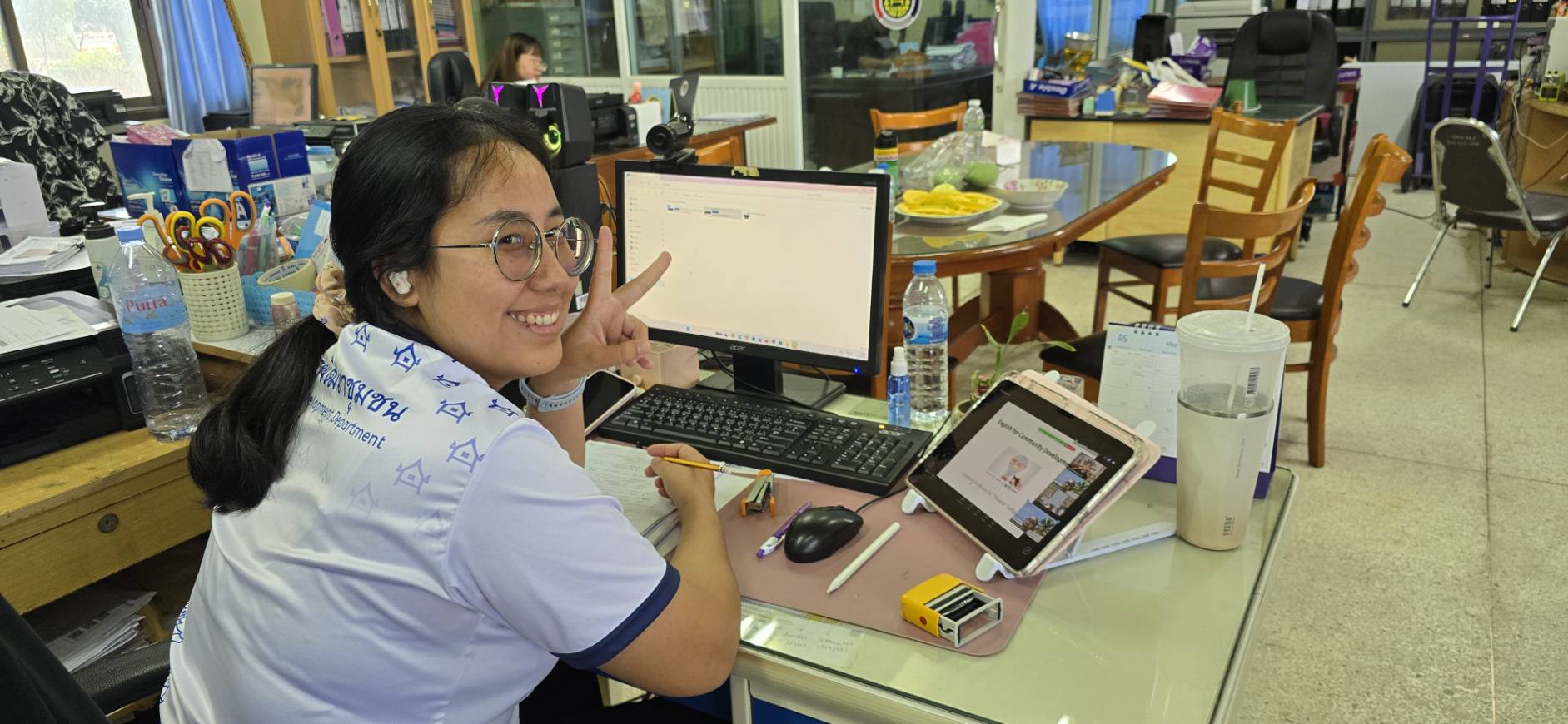 สพอ.คอนสวรรค์ ร่วมอบรมทักษะภาษาอังกฤษเพื่อการพัฒนาชุมชน เสริมศักยภาพบุคลากรสู่สากล